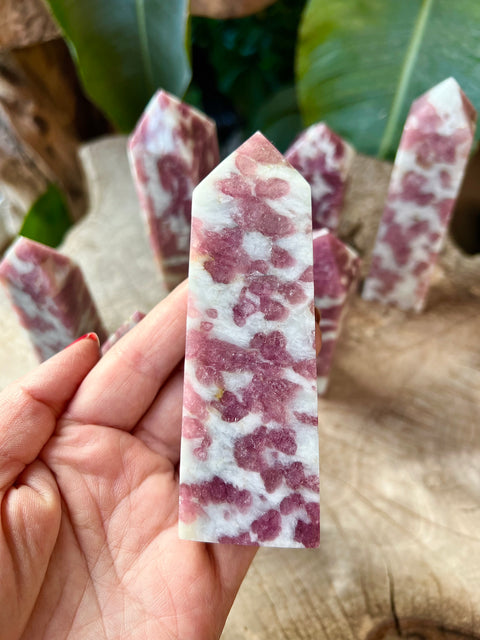 Pink Tourmaline Tower