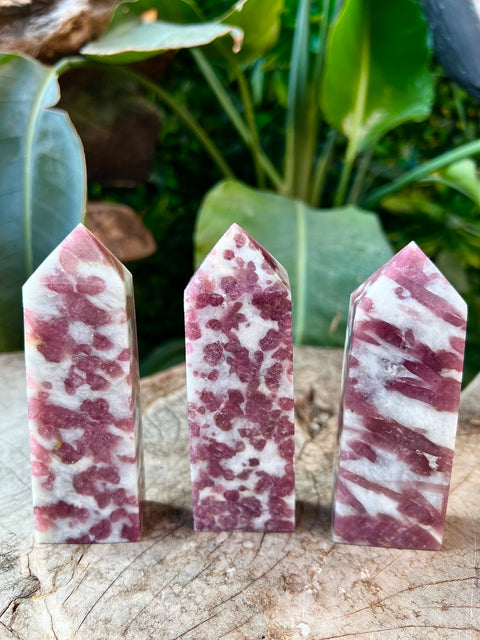 Pink Tourmaline Tower