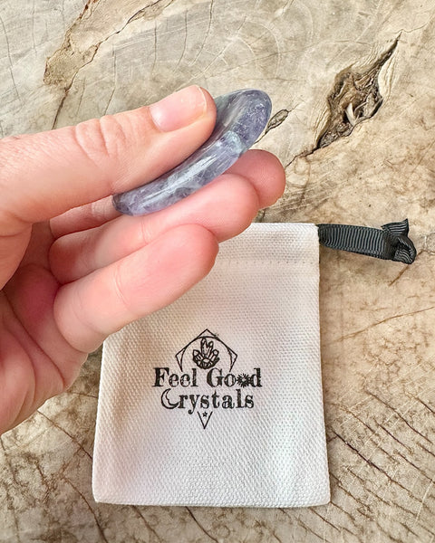 Fluorite Thumb Worry Stone
