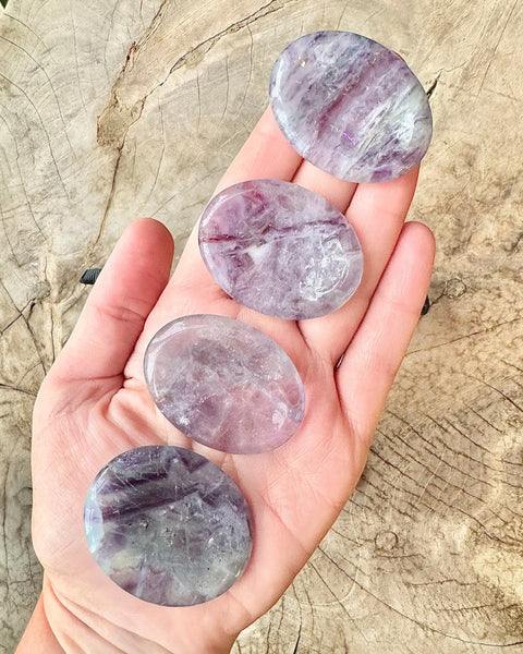 Fluorite Thumb Worry Stone