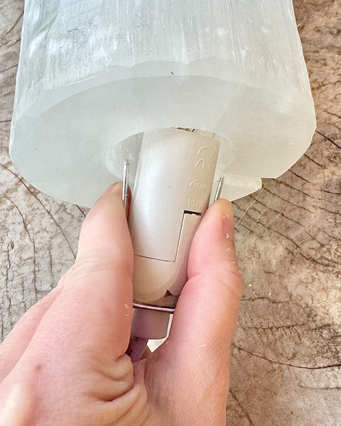Selenite Lamp