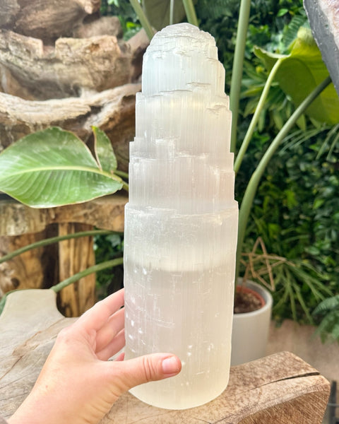 Selenite Lamp