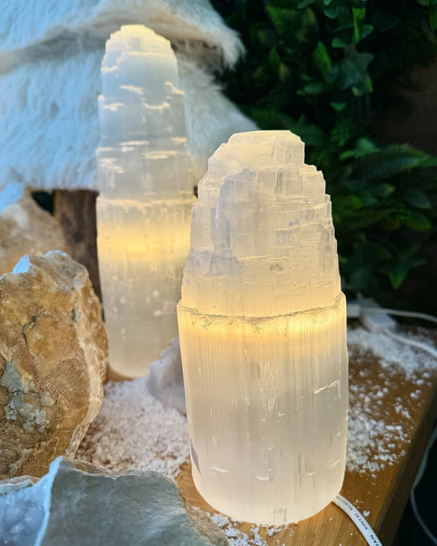 Selenite Lamp