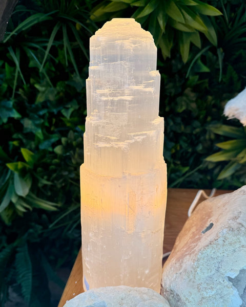 Selenite Lamp