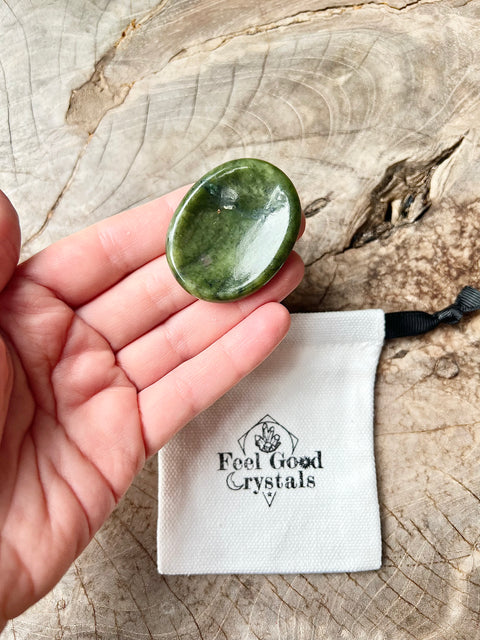 Jade Thumb Worry Stone