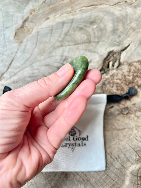 Jade Thumb Worry Stone