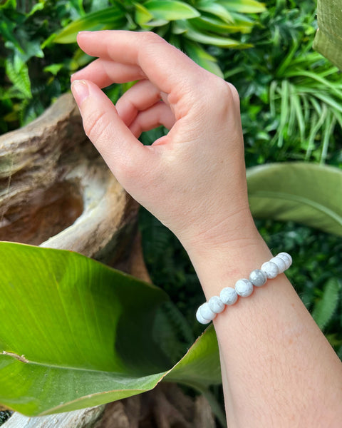 Howlite Beaded Bracelet