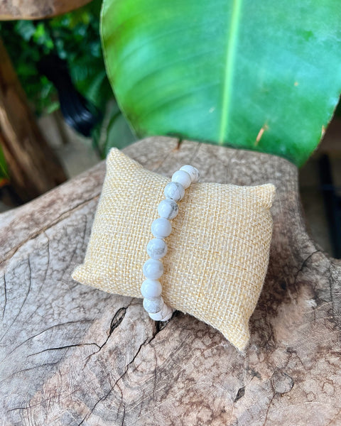 Howlite Beaded Bracelet