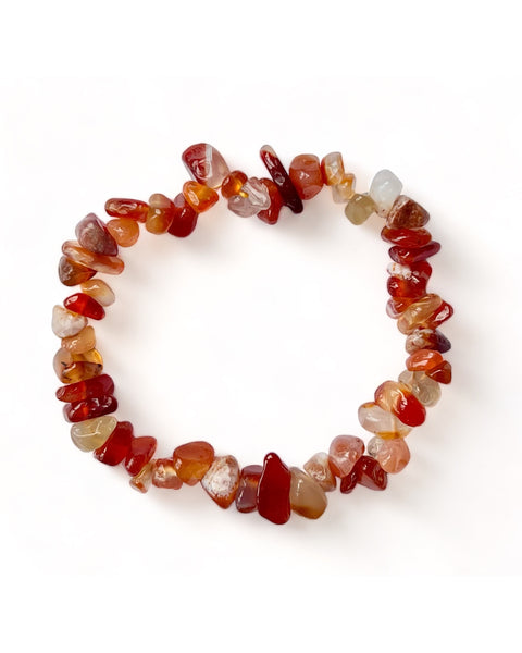 Carnelian Chip Bracelet