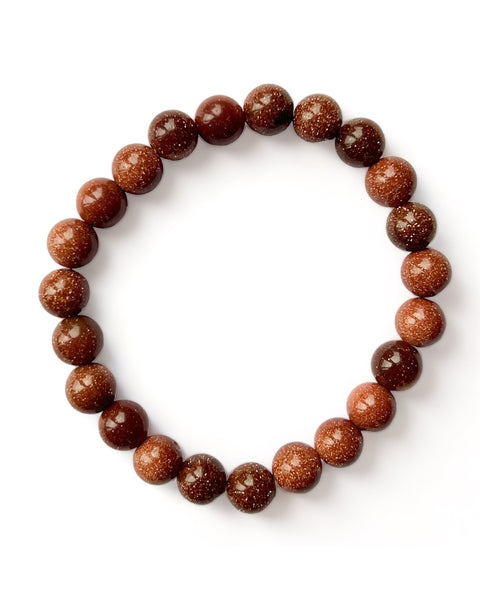 Goldstone Beaded Bracelet
