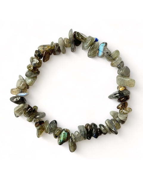 Labradorite Chip Bracelet