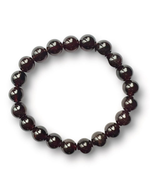 Garnet Beaded Bracelet
