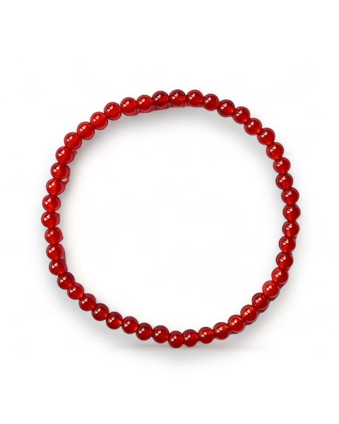 Carnelian Beaded Bracelet