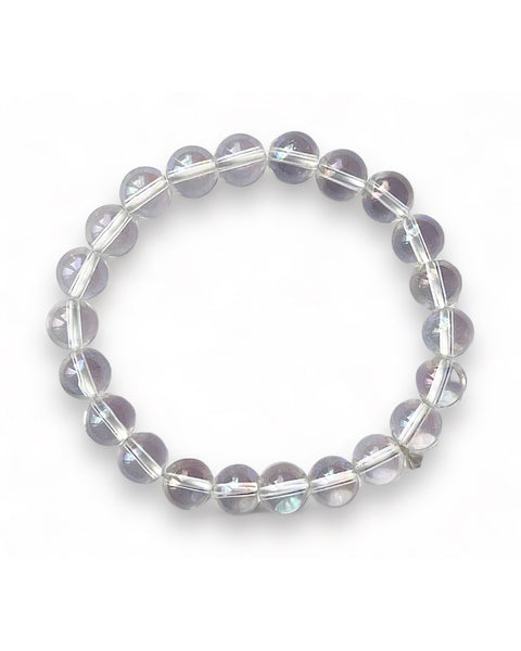 Aura Quartz Beaded Bracelet