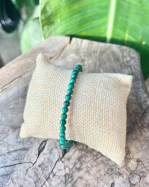 Malachite Beaded Bracelet
