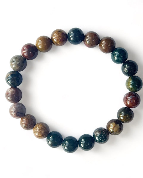 Ocean Jasper Beaded Bracelet