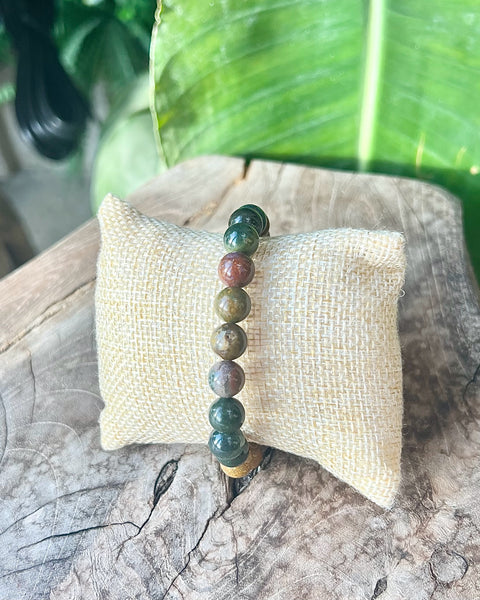 Ocean Jasper Beaded Bracelet