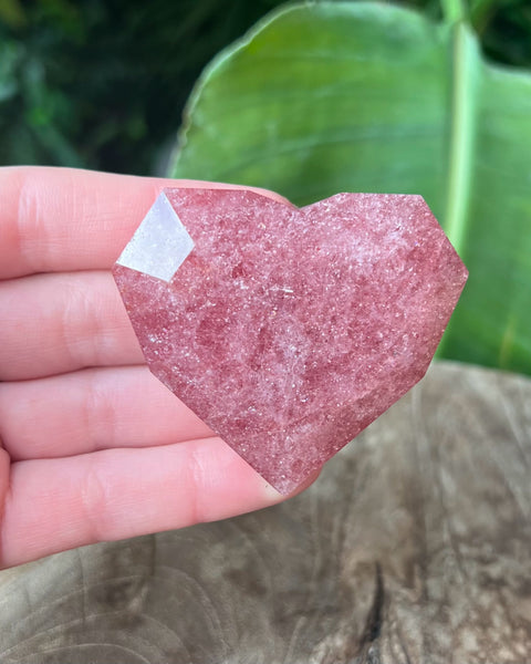 Strawberry Quartz Heart