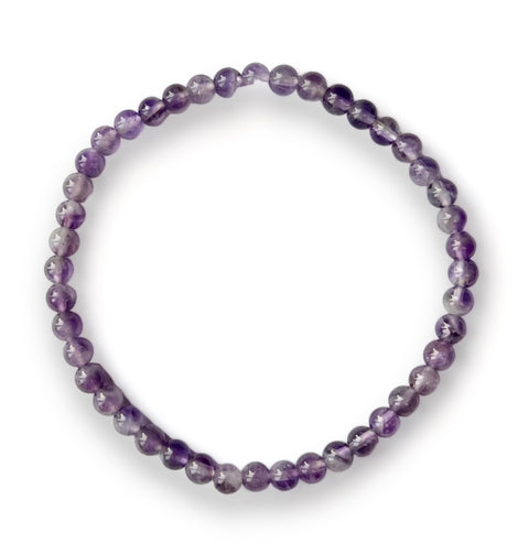 Amethyst Beaded Bracelet