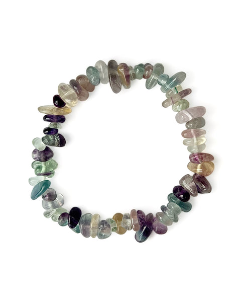 Fluorite Chip Bracelet