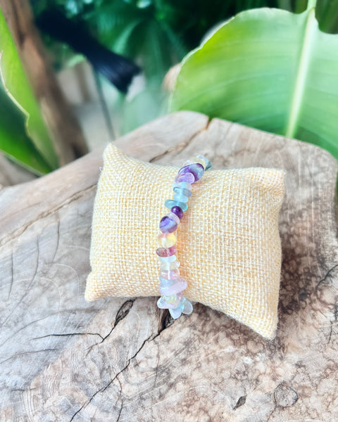 Fluorite Chip Bracelet