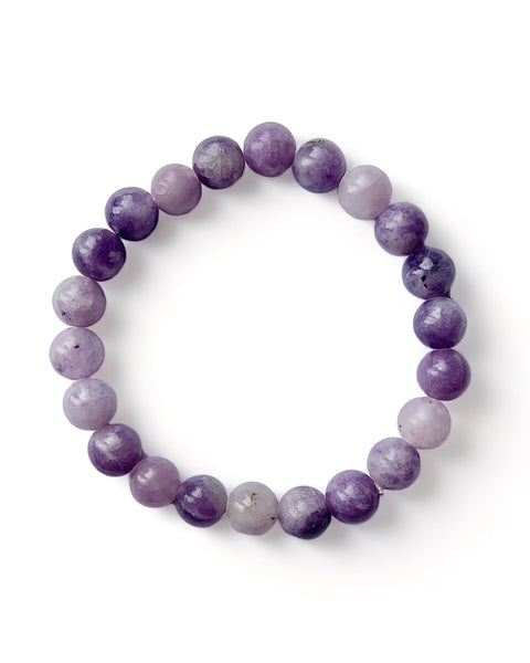 Lepidolite Beaded Bracelet