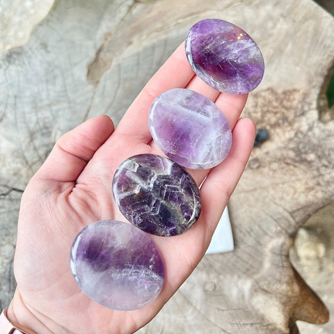 Amethyst Thumb Worry Stone