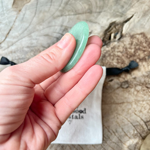 Aventurine Thumb Worry Stone