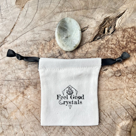 Labradorite Thumb Worry Stone