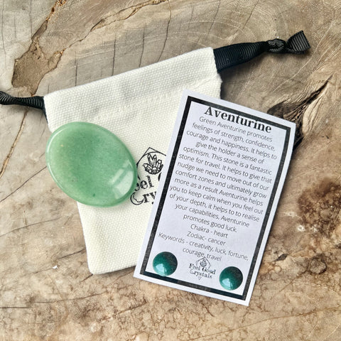 Aventurine Thumb Worry Stone