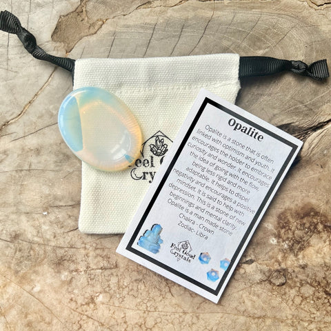 Opalite Thumb Worry Stone