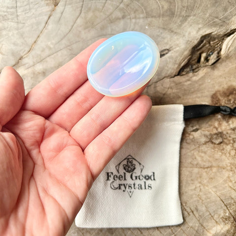 Opalite Thumb Worry Stone