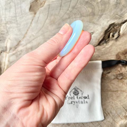 Opalite Thumb Worry Stone