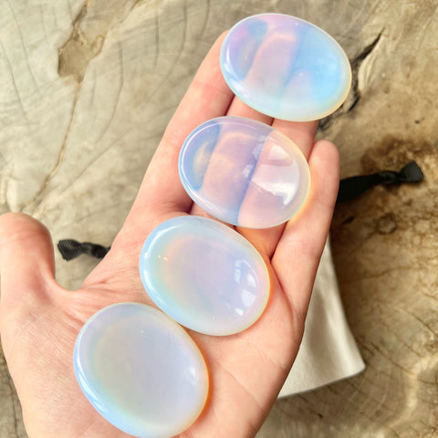 Opalite Thumb Worry Stone