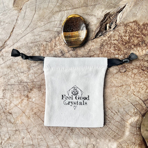 Tigers Eye Thumb Worry Stone