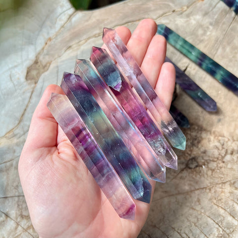 Fluorite Double Terminated Tapered Point