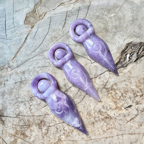 Lepidolite Goddess