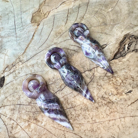 Chevron Amethyst Goddess