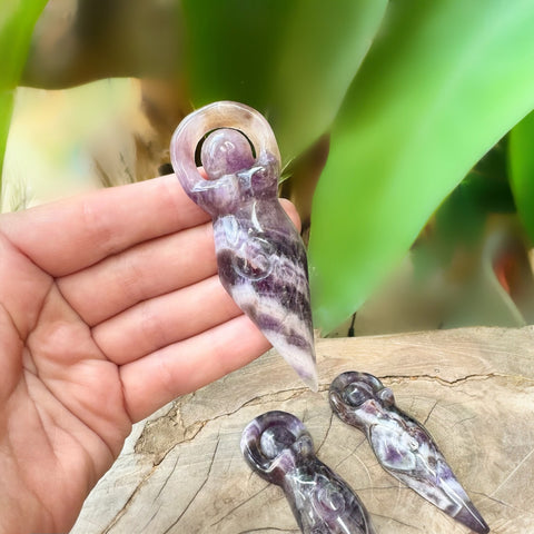 Chevron Amethyst Goddess