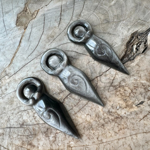 Silver Sheen Obsidian Goddess