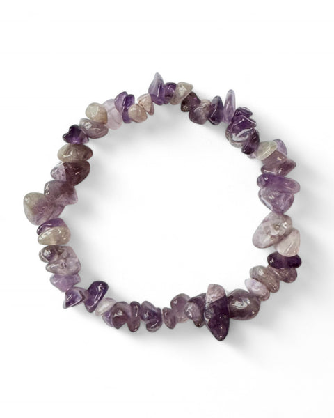 Amethyst Chip Bracelet