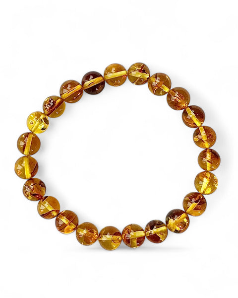 Amber Beaded Bracelet