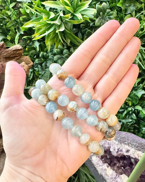 Blue Onyx Beaded Bracelet