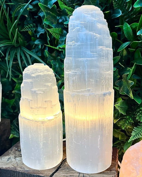 Selenite Lamp