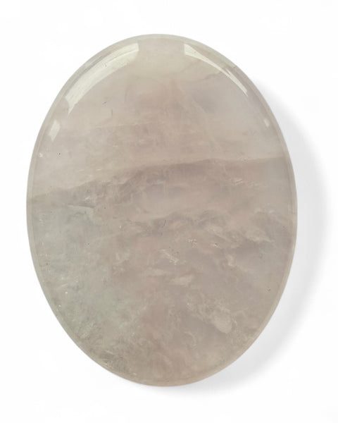Rose Quartz crystal thumb / worry stone