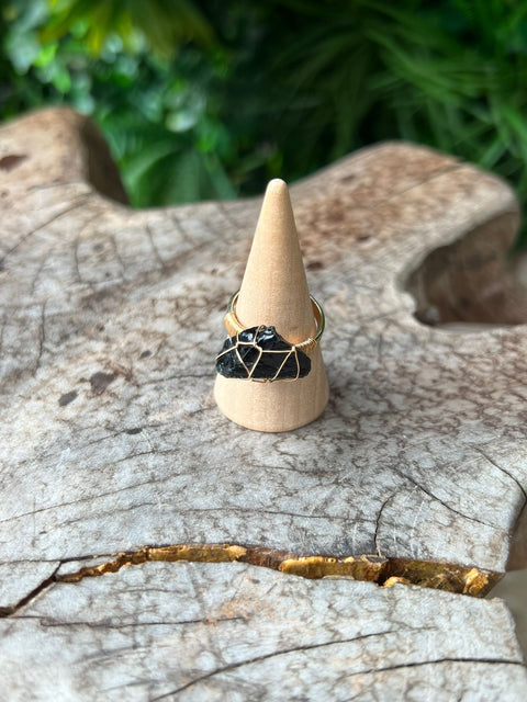 Adjustable Wire Wrapped Rings - Sizes N-R