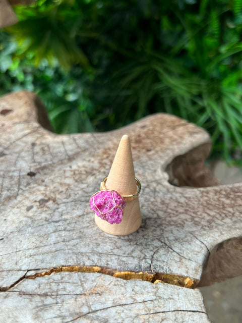 Adjustable Wire Wrapped Rings - Sizes N-R