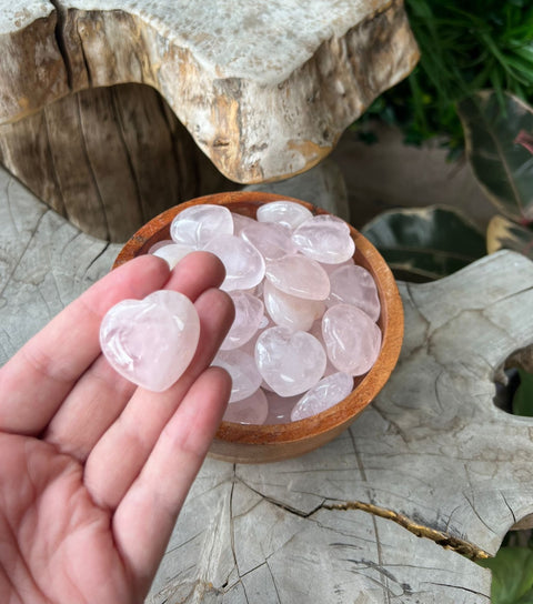 Rose Quartz Heart