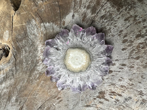 Amethyst Stalactite Slice
