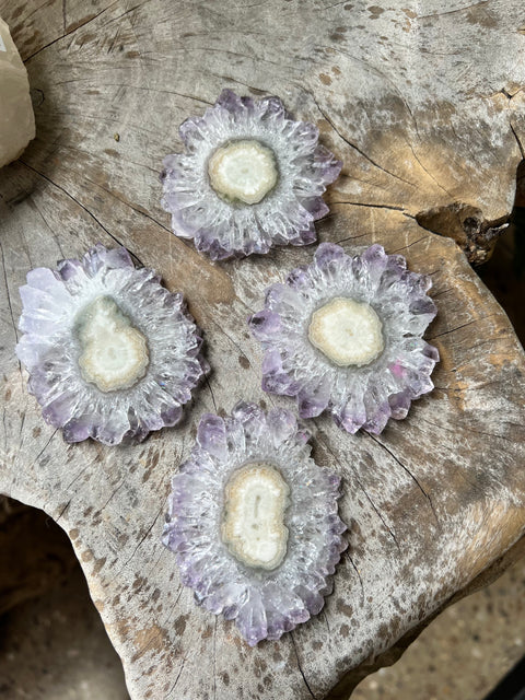 Amethyst Stalactite Slice
